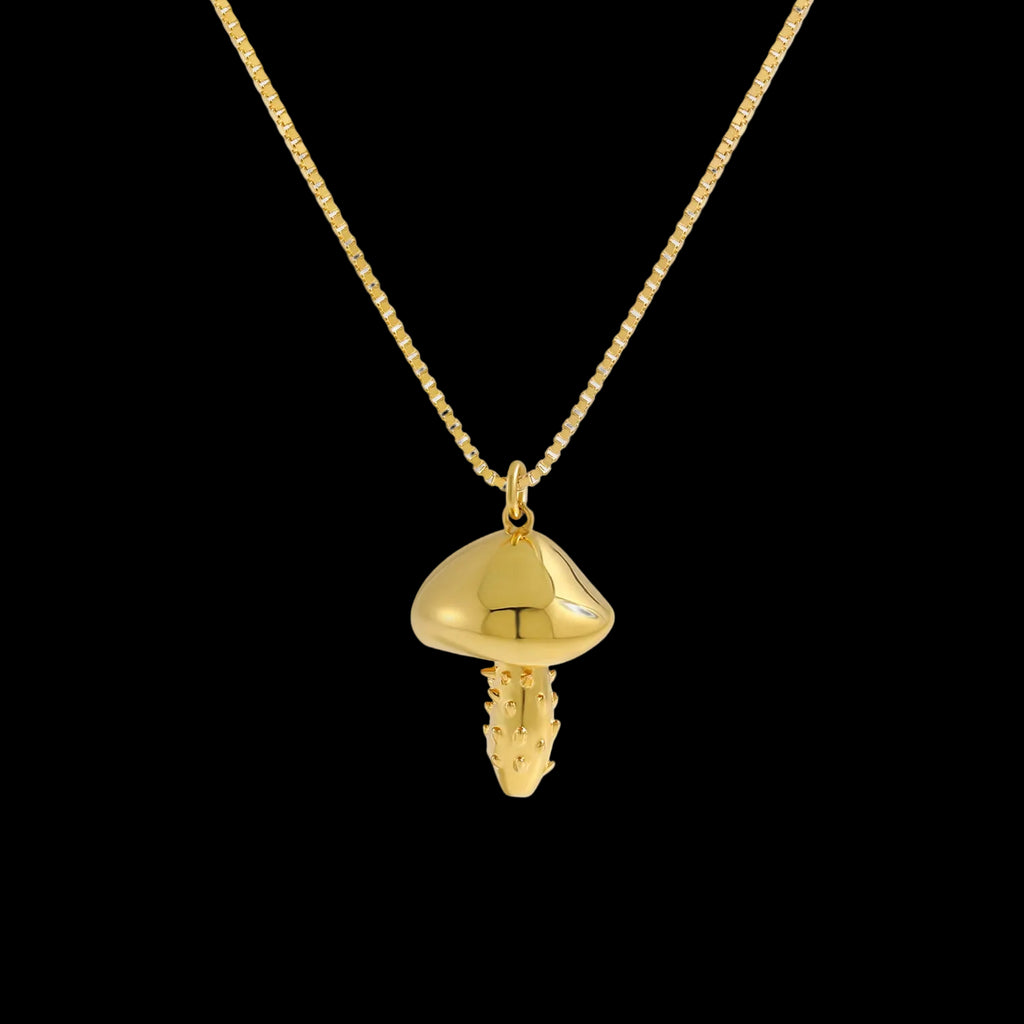 Mini Mushroom Necklace