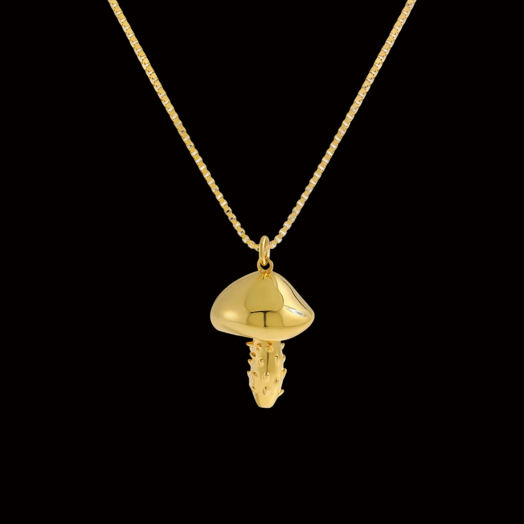 Mini Mushroom Necklace