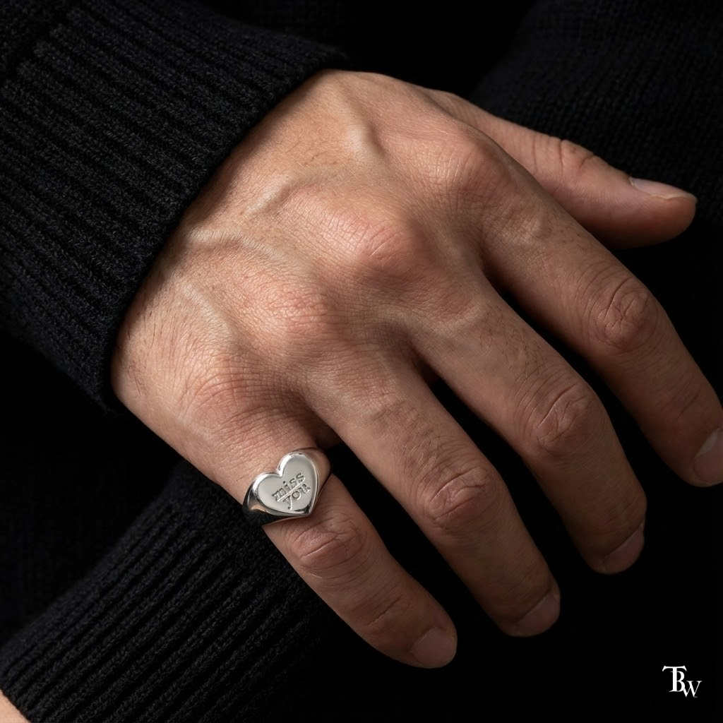 Girl miss you 925 Sterling Silver Adjustable Ring