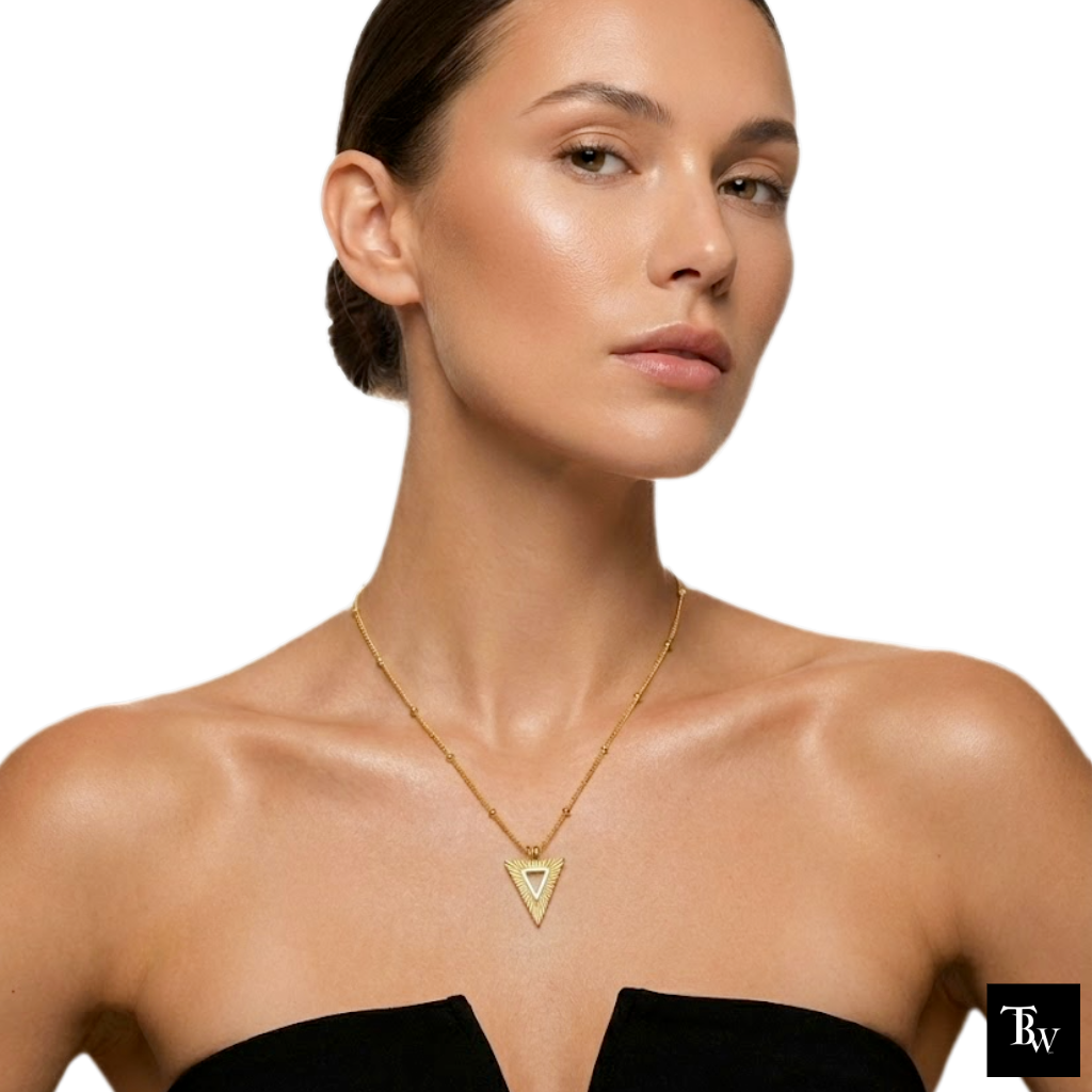 Geometry Triangle Necklace