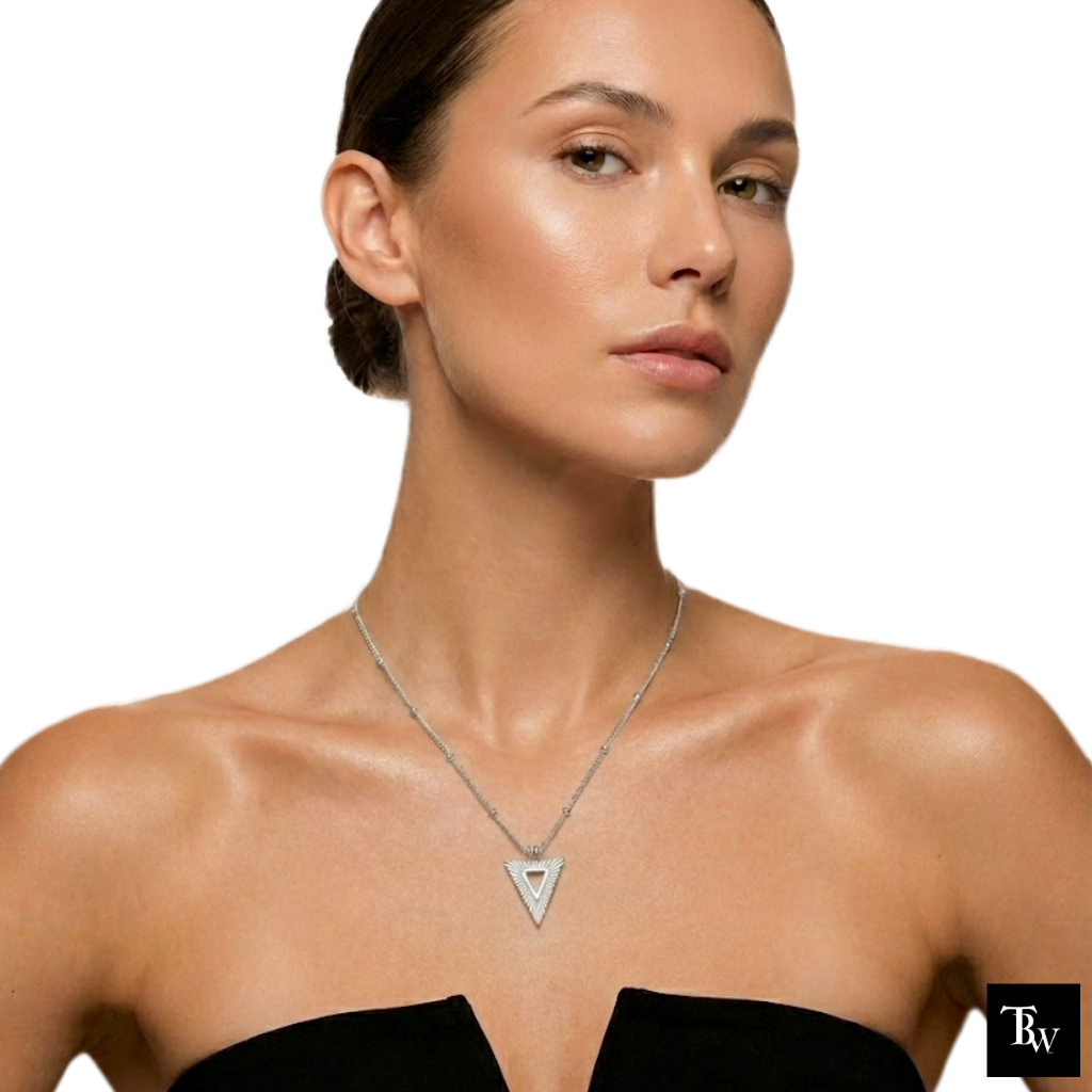 Geometry Triangle Necklace