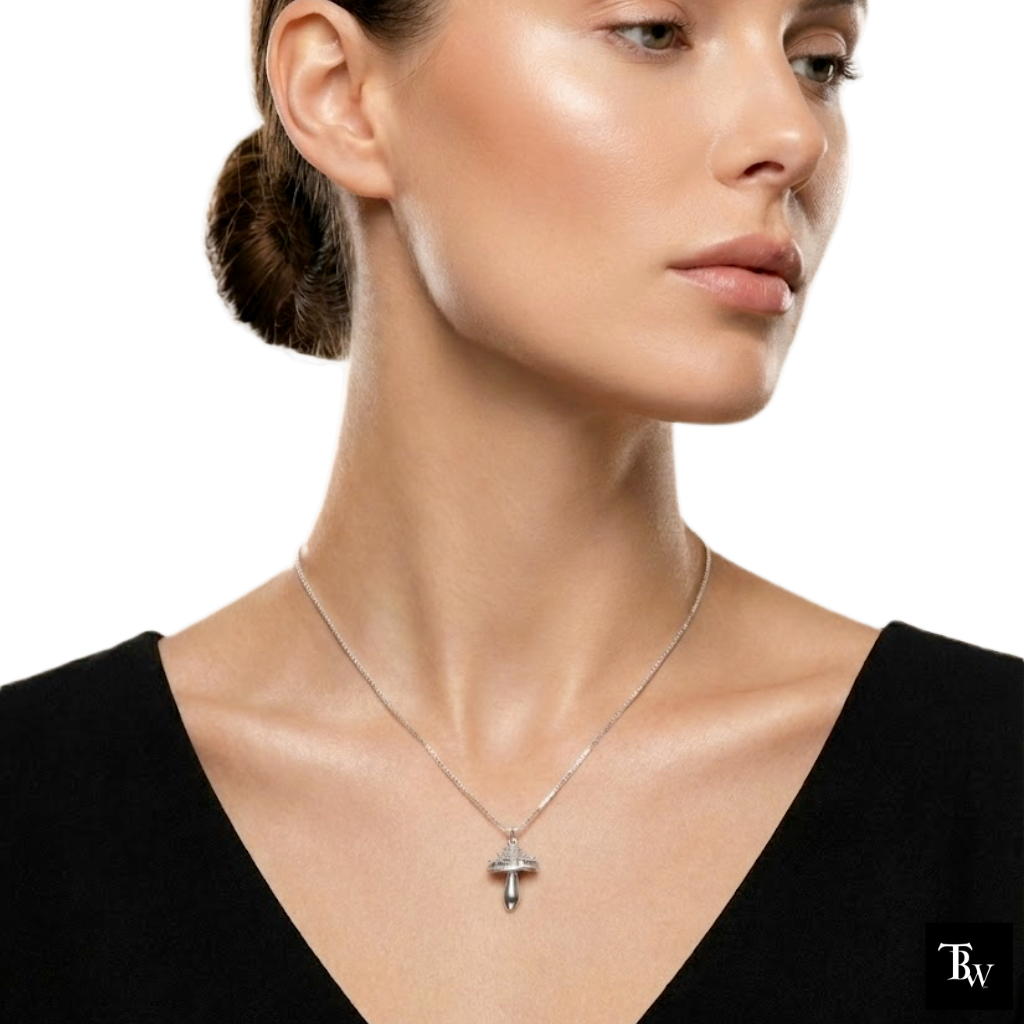 Double Layers Mushroom Necklace