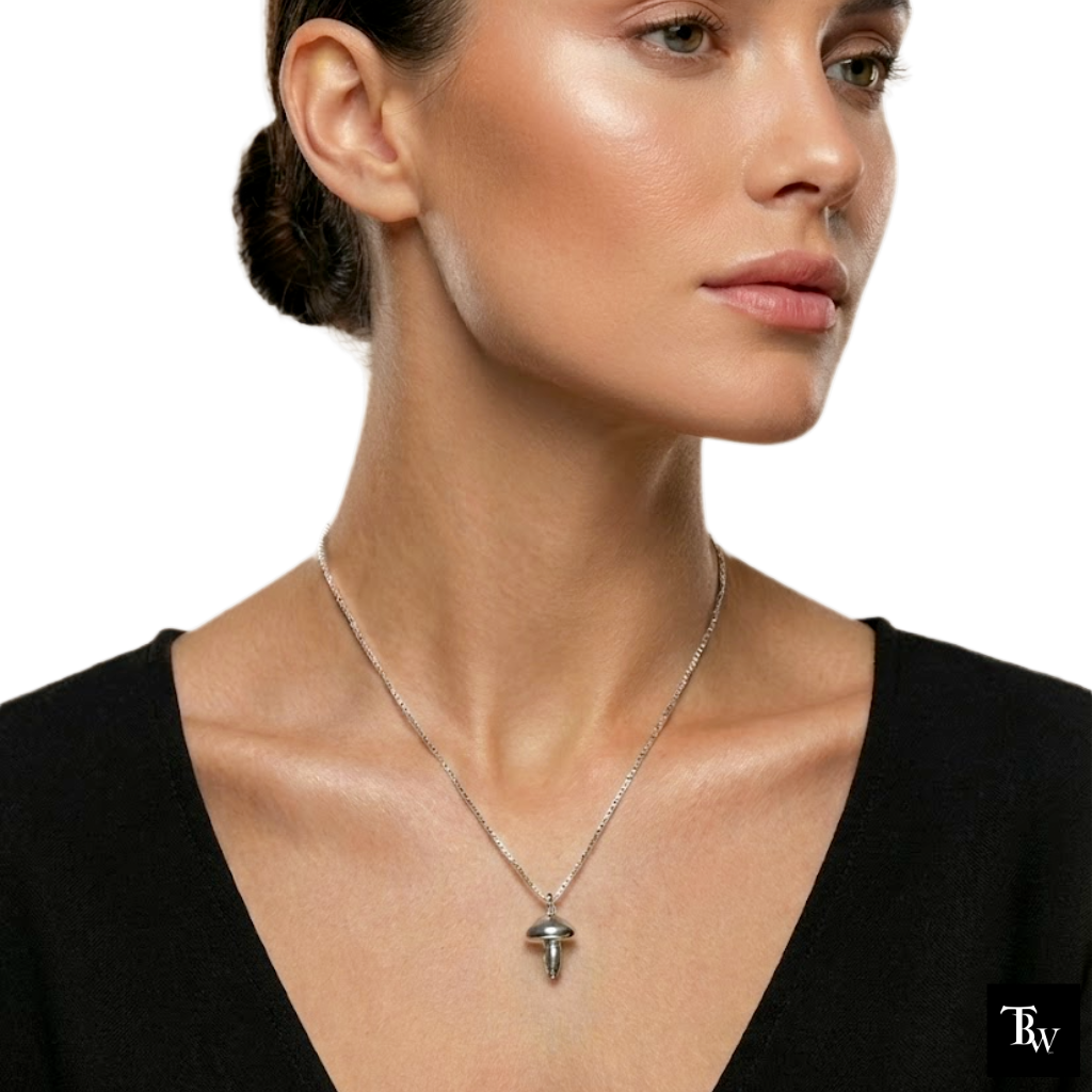 Mini Mushroom Necklace