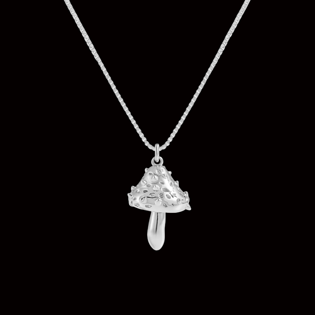 Rivet Mushroom Necklace