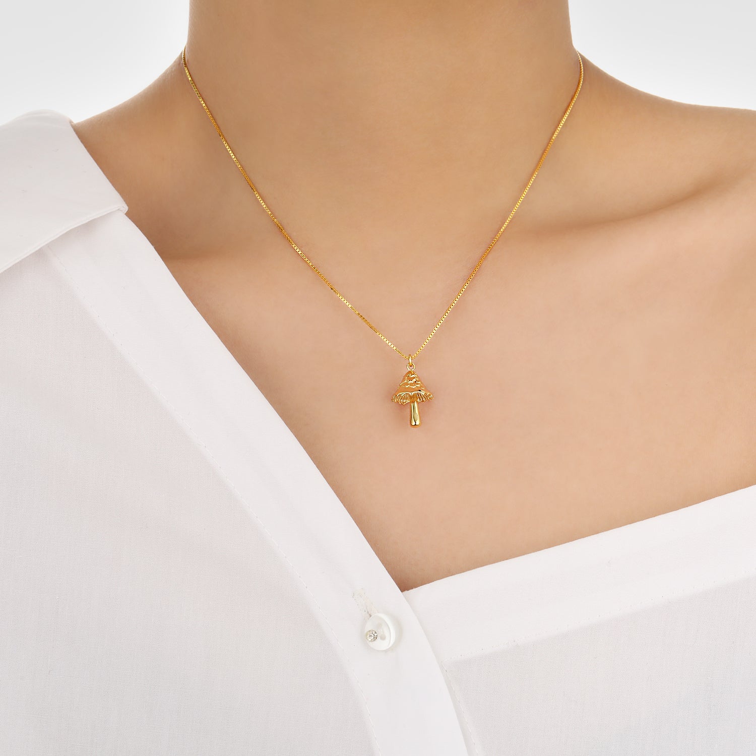 Mushroom Necklace