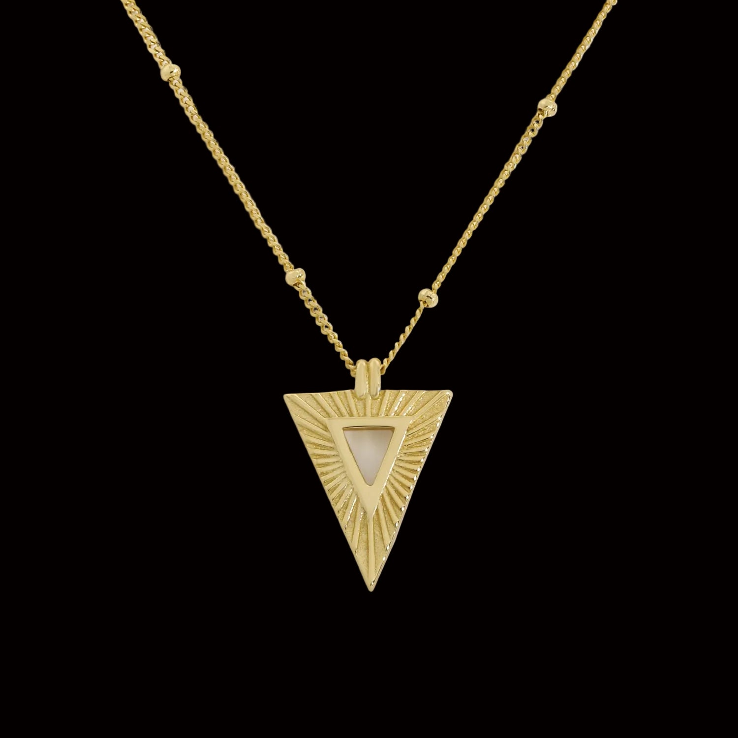 Geometry Triangle Necklace