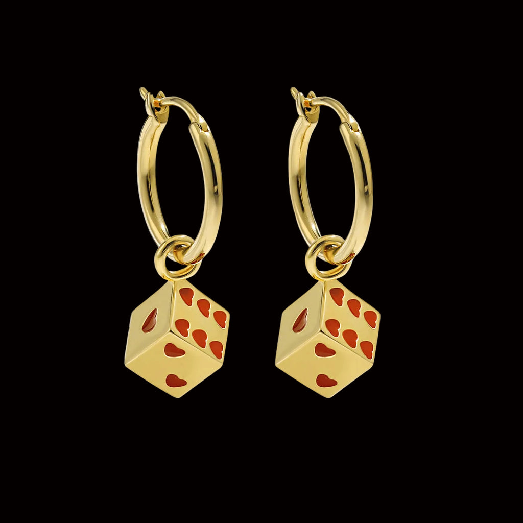 Cubic Hearts Earrings
