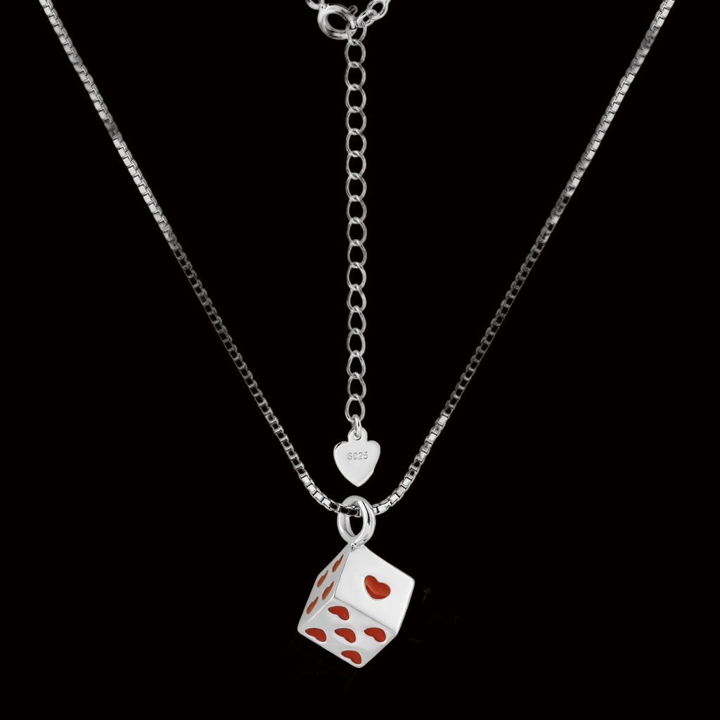 Love Cubic Dice Necklace