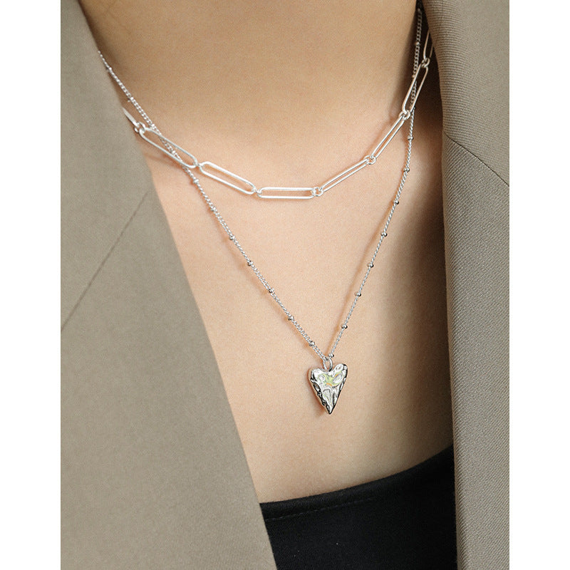 Irregular Love Heart Necklace