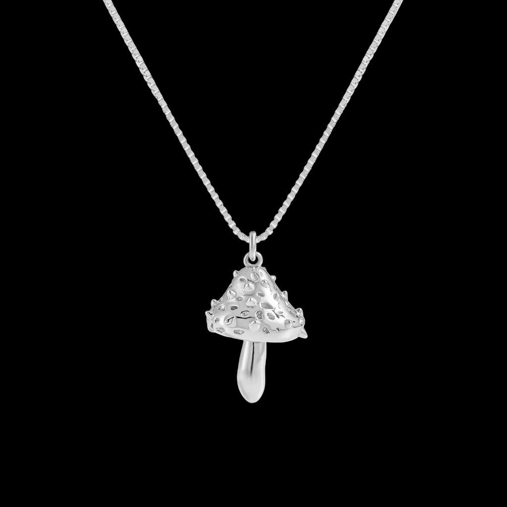 Rivet Mushroom Necklace