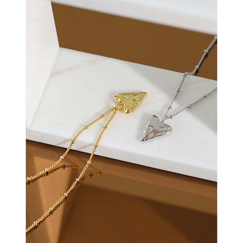 Irregular Love Heart Necklace