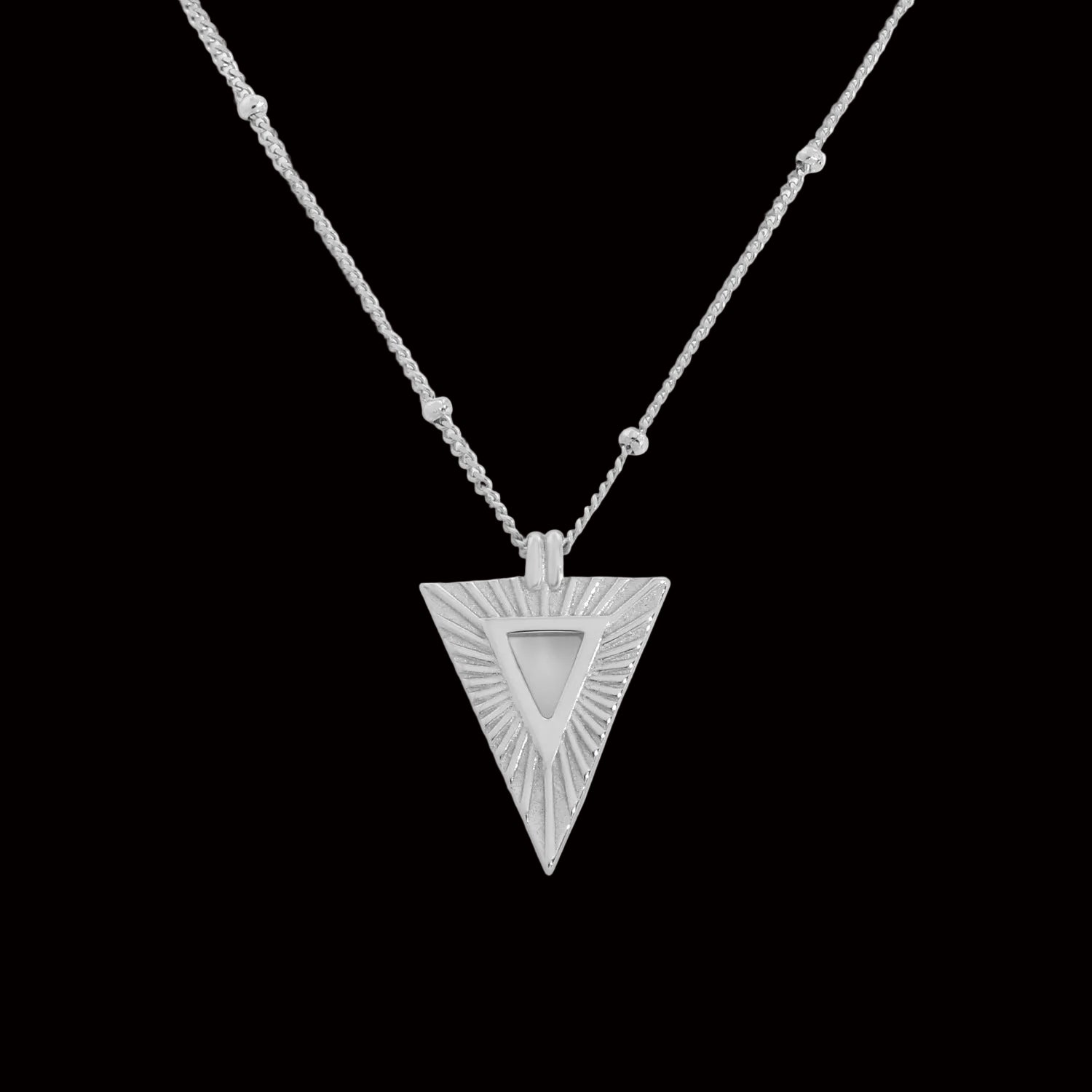 Geometry Triangle Necklace