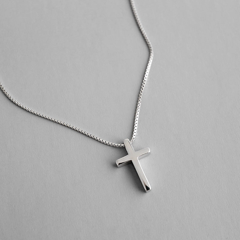 Silver Cross Necklace