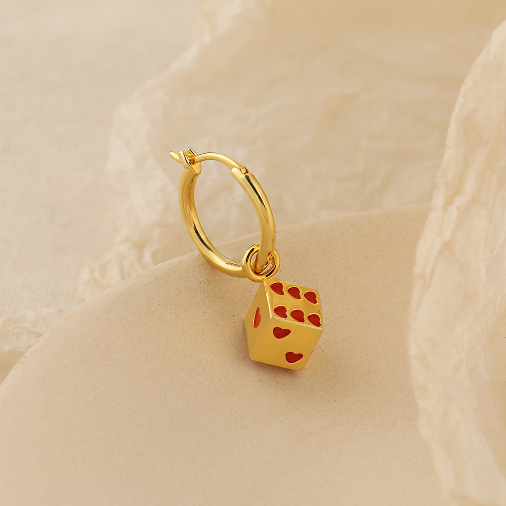 Cubic Hearts Earrings