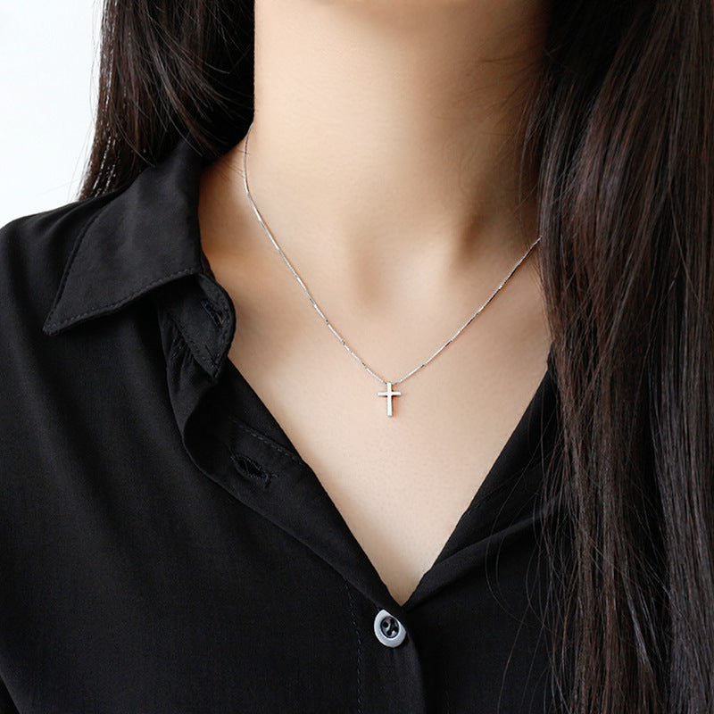 Silver Cross Necklace