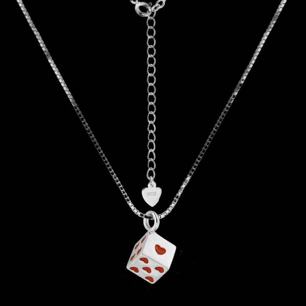 Love Cubic Dice Necklace